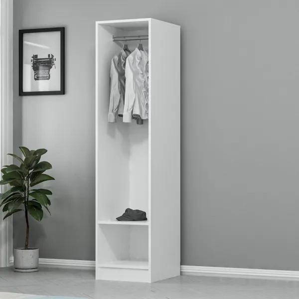 Šatníková skriňa Kale 190 - White