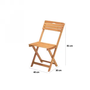 Garden Table & Chairs Set (3 Pieces) My001A