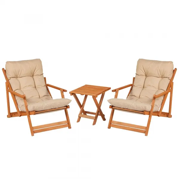 Garden Table & Chairs Set (3 Pieces) My007