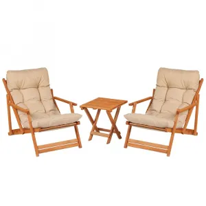 Garden Table & Chairs Set (3 Pieces) My007