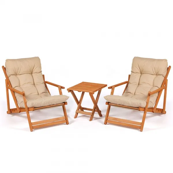 Garden Table & Chairs Set (3 Pieces) My007