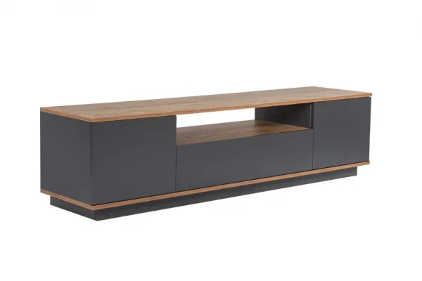 TV stolík Veramont - Anthracite, Atlantic Pine