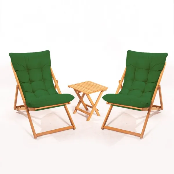Garden Table & Chairs Set (3 Pieces) My005 - Green