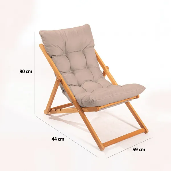 Garden Table & Chairs Set (3 Pieces) My005 - Brown