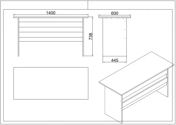 Office Furniture Set Vo18-Ba