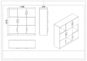 Office Furniture Set Vo18-Ba
