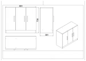 Office Furniture Set Vo18-Ba
