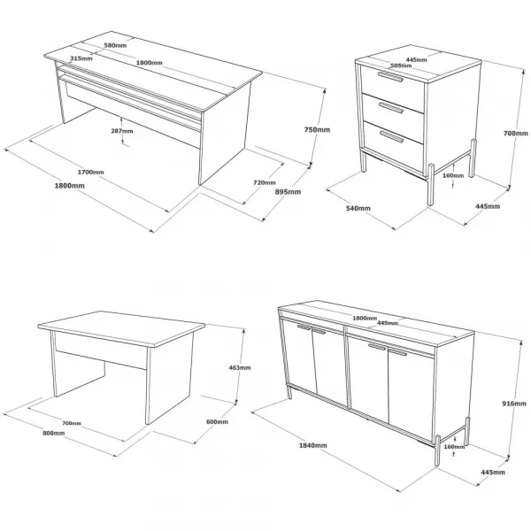 Office Furniture Set Vs9-Cga