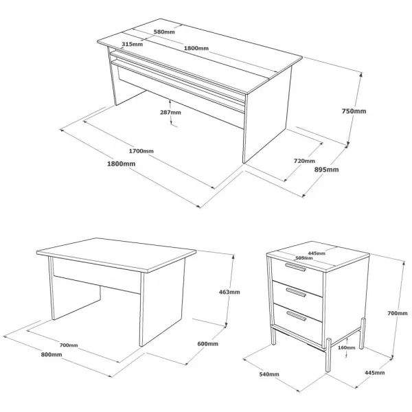 Office Furniture Set Vs7-Cga