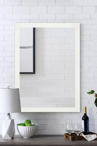 Dekoratívne zrkadlo Framed - White