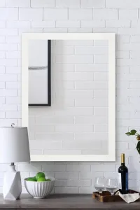 Dekoratívne zrkadlo Framed - White
