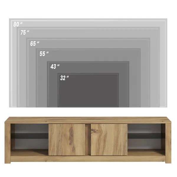 TV stolík Aydos - Oak