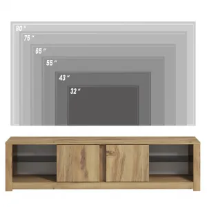 TV stolík Aydos - Oak