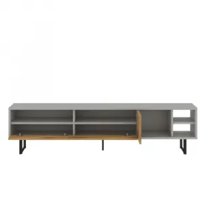 TV stolík Luga - Grey, Oak