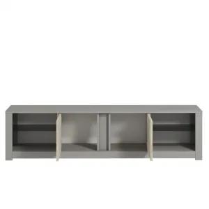 TV stolík Aydos - Grey, Travertine