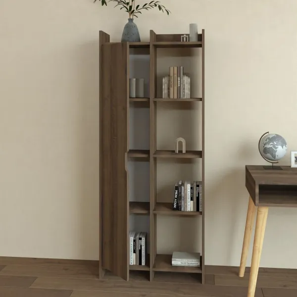 Knižnica Offer - Antique Walnut