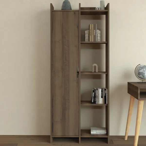 Knižnica Offer - Antique Walnut