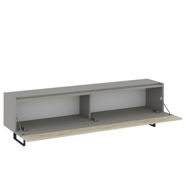 TV stolík Sign - Grey, Travertine