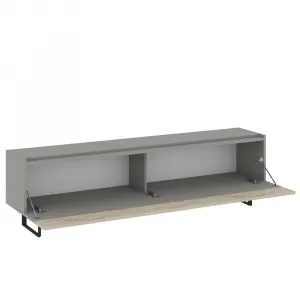 TV stolík Sign - Grey, Travertine