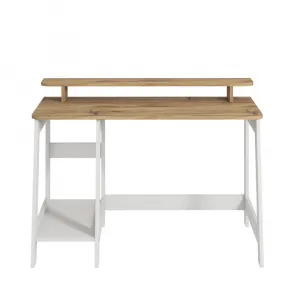Písací stôl Country - White, Oak