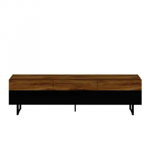 TV stolík Sign - Black, Oak