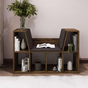 Knižnica Livora - Rustic Walnut