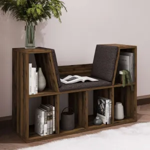 Knižnica Livora - Rustic Walnut