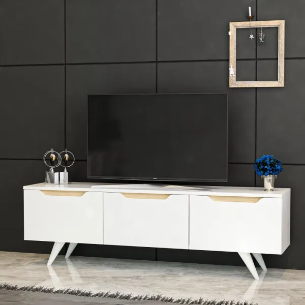 TV stolík Prag - White