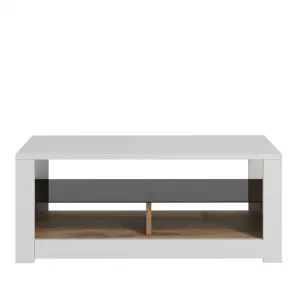 Konferenčný stolík Aydos - White, Oak