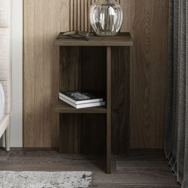 Nočný stolík Leray - Walnut