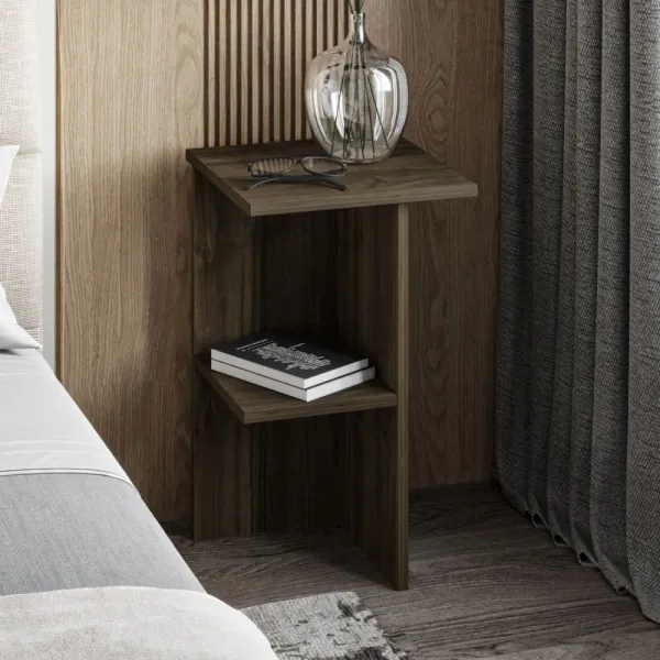 Nočný stolík Leray - Walnut