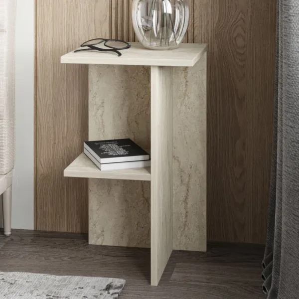 Nočný stolík Leray - Travertine