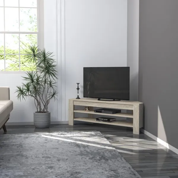 TV stolík Corner - Travertine