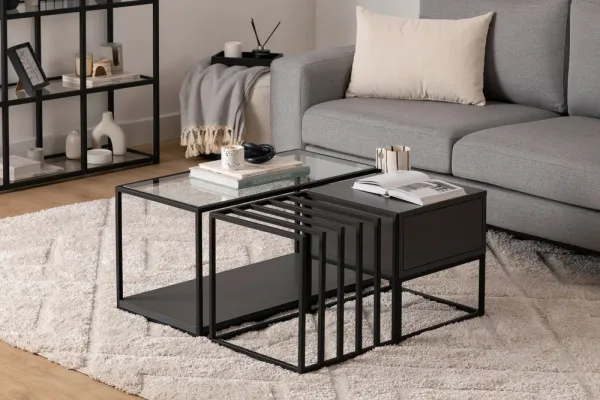 Konferenčný stolík Charlotte - Black