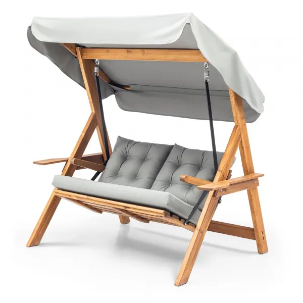 Garden Double Swing Chair Galata Swing S2 - Grey
