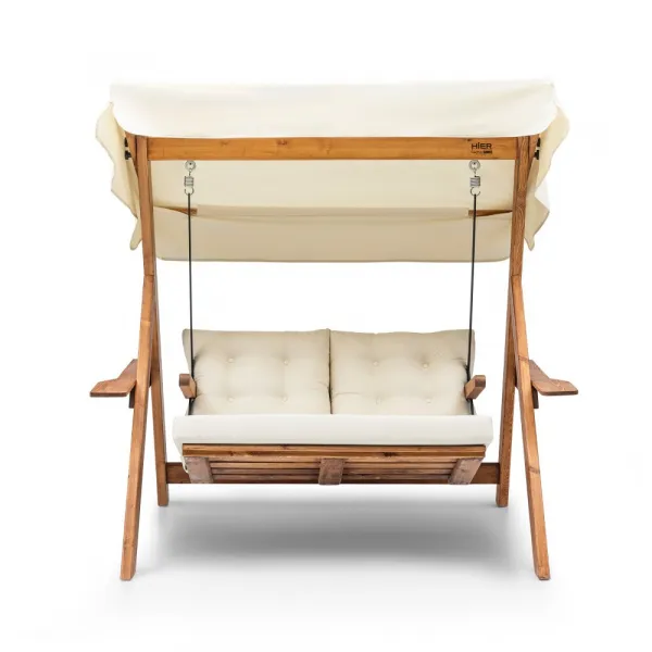 Garden Double Swing Chair Galata Swing S2 - Cream