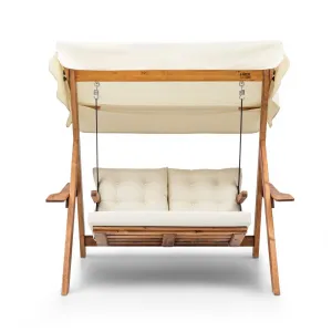 Garden Double Swing Chair Galata Swing S2 - Cream