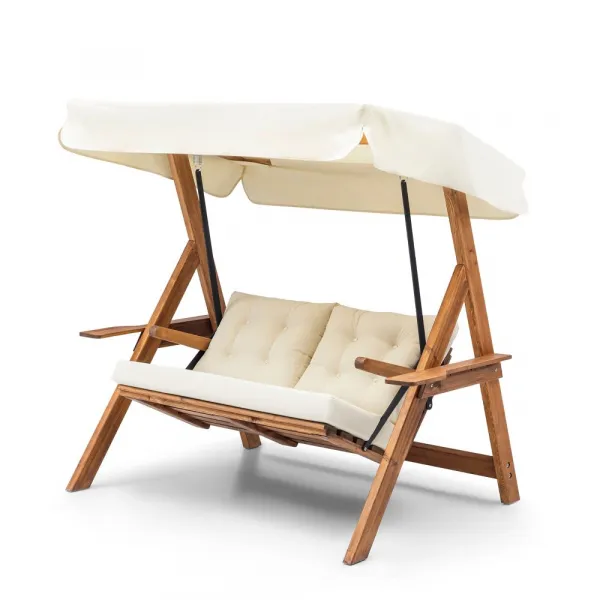 Garden Double Swing Chair Galata Swing S2 - Cream
