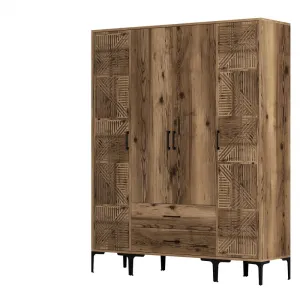 Šatníková skriňa Kumsal PTP - Walnut