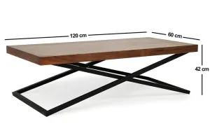 Konferenčný stolík Towly - Walnut
