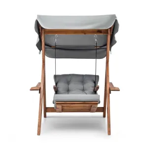 Garden Single Swing Chair Galata Swing S1 - Grey