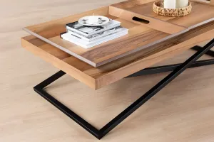 Konferenčný stolík Towly - Walnut