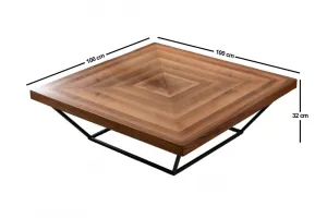 Konferenčný stolík Cora - Walnut