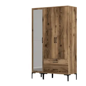 Šatníková skriňa Kumsal RT - Walnut