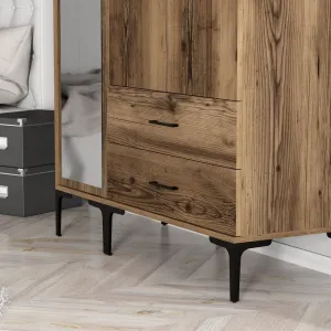 Šatníková skriňa Kumsal RT - Walnut