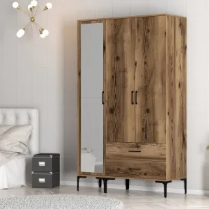 Šatníková skriňa Kumsal RT - Walnut