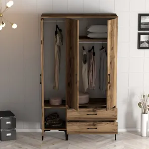 Šatníková skriňa Kumsal RT - Walnut