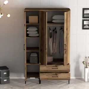 Šatníková skriňa Kumsal RT - Walnut