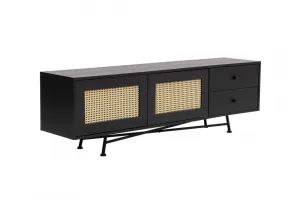 TV skrinka / Obývacia stena Nala 180 - Black