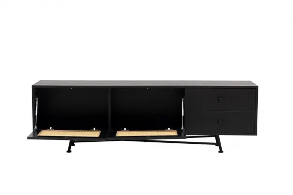 TV skrinka / Obývacia stena Nala 180 - Black